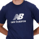 New Balance Ανδρική κοντομάνικη μπλούζα Stacked Logo T-Shirt
